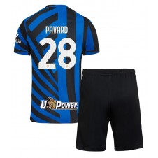 Inter Milan Benjamin Pavard #28 Hjemmedraktsett Barn 2024-25 Kortermet (+ korte bukser)